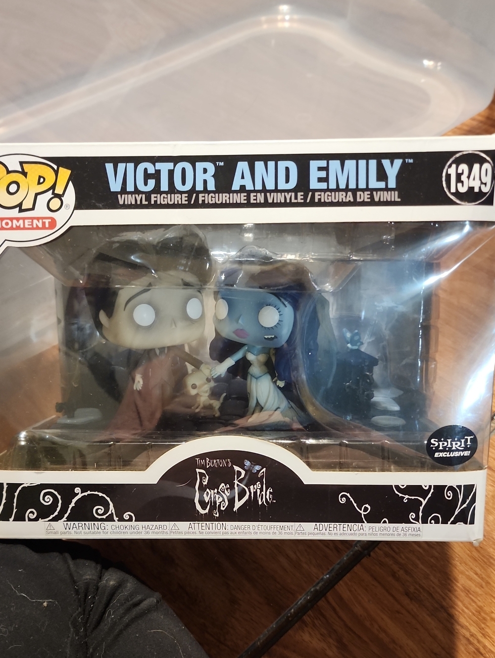 Funko Pop! Victor and Emily Blue and Brown Vinyl Figure Set (Corpse Bride)